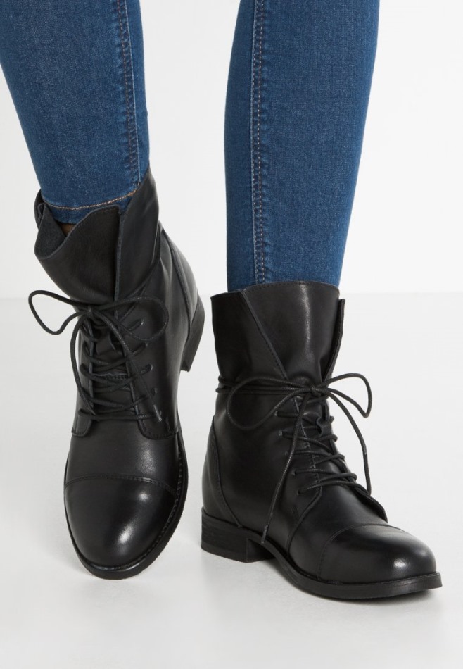 Bottines à Lacets Noir Gabor | Exclusif